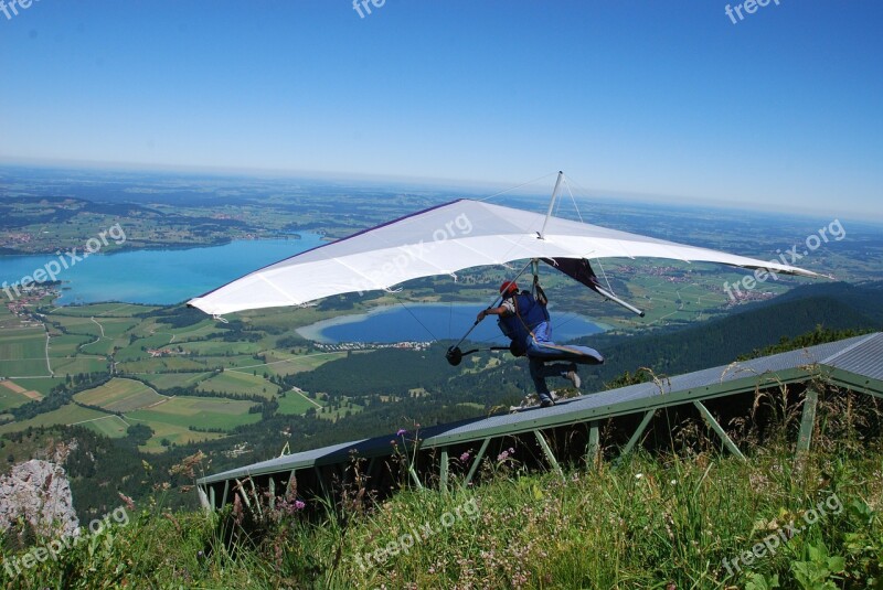 Füssen Bavaria Hang Glider Flying Space