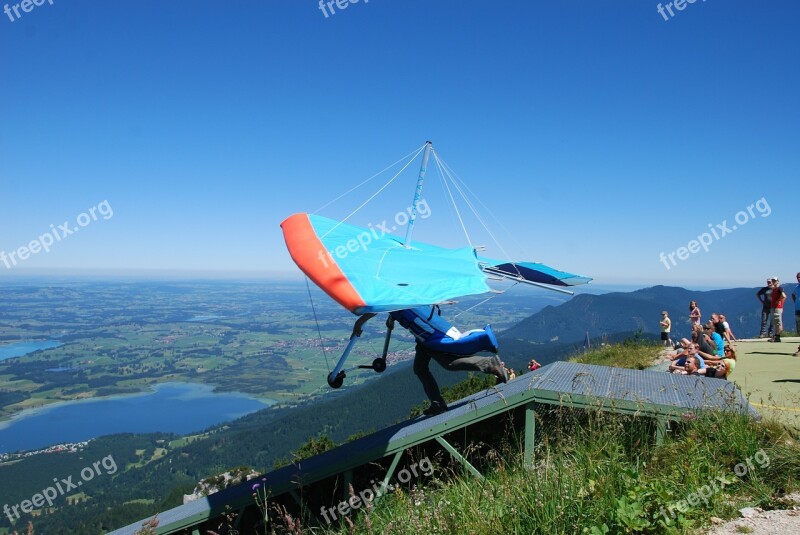 Füssen Bavaria Hang Glider Flying Space