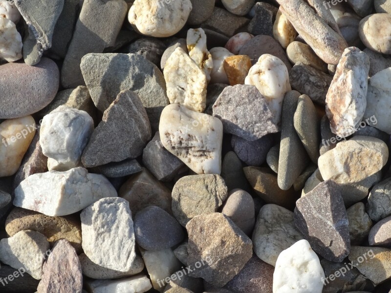 Pebbles Steinig Nature Background Structure