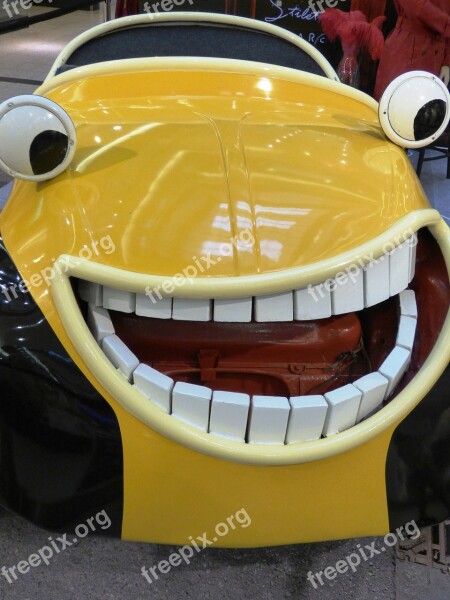 Car Auto Yellow A Smile Toy