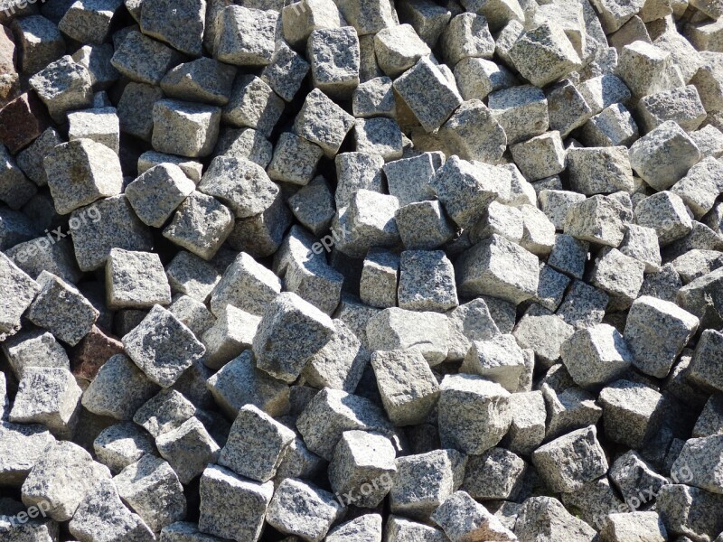 Pavement The Stones Heap Pavers Cube