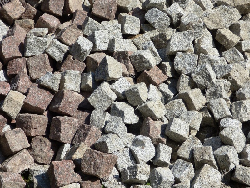 Pavement The Stones Heap Pavers Cube