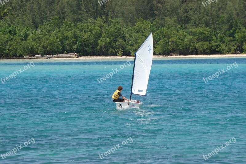 Boat Sailing Sea Vacation Sun