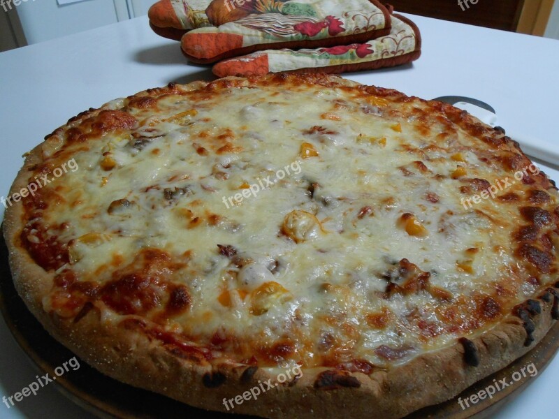 Pizza Cheese Toppings Italian Slice