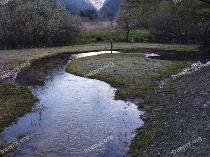 River Water Meander River Loop Of Course