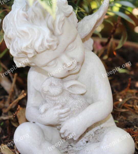 Angel Chalk Figure Sleeping Harmony Free Photos