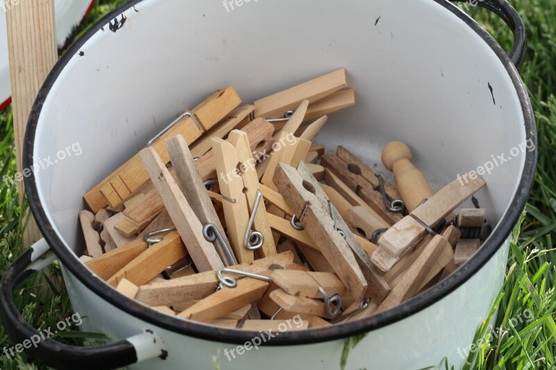 Clothes Pins Pegs Laundry Clothes Line Clothespins