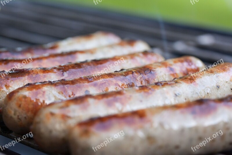 Sausage Bratwurst Sausages Barbecue Grill