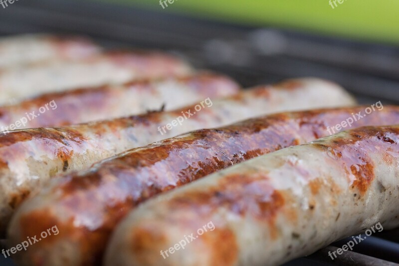 Sausage Bratwurst Sausages Barbecue Grill