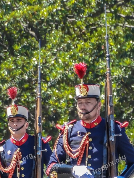 Parade Royal Guard Military In Formation Uniform