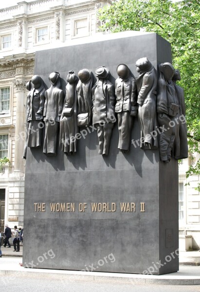 Memorial Women Whitehall London Ww2