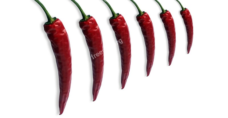 Pepper Chili Chilli Pepper Sharp Red