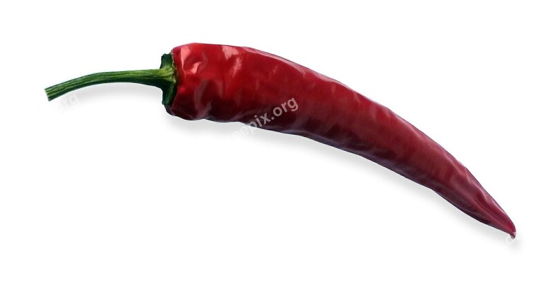 Chili Chilli Pepper Red Sharp Hot