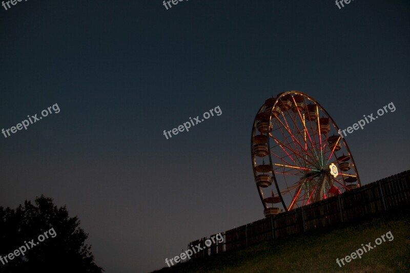 Ferris Wheel State Fair Carnival Attraction Fairground