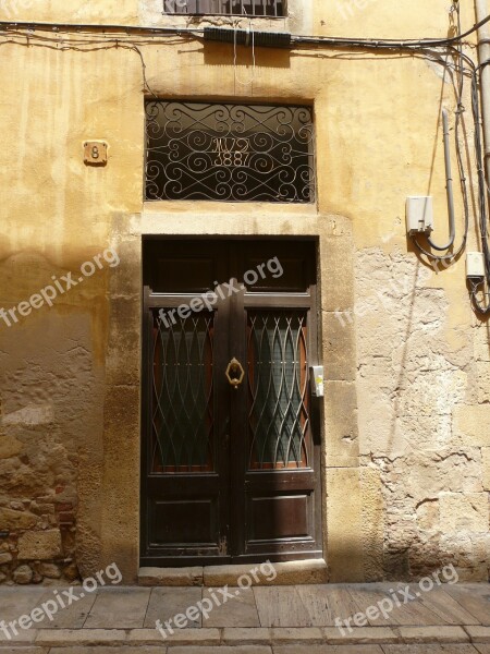 Door Wood Wooden Decorative Entrance