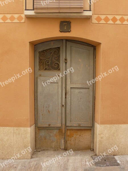 Door Wood Wooden Decorative Entrance