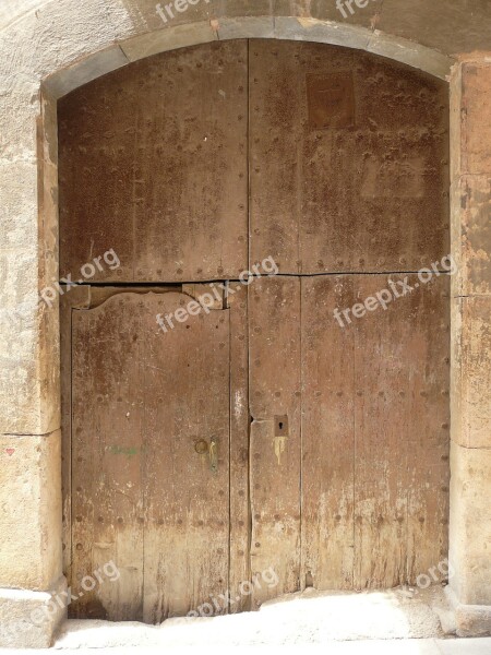 Door Wood Wooden Decorative Entrance