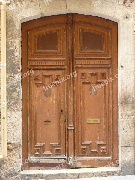 Door Wood Entrance Doorway Doors