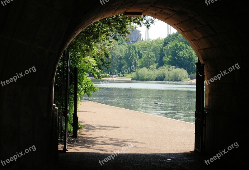 Tunnel Opening Walkway Summer Free Photos