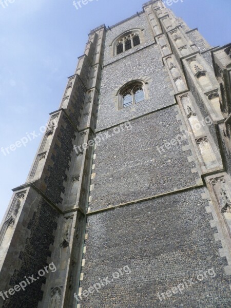 Lavenham Church Church Tower Tower Stone Architecture