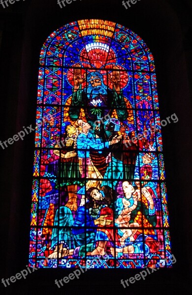 Stained Glass Window Cathedral Religious