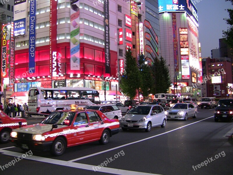 Tokyo Japan City Traffic Metropole