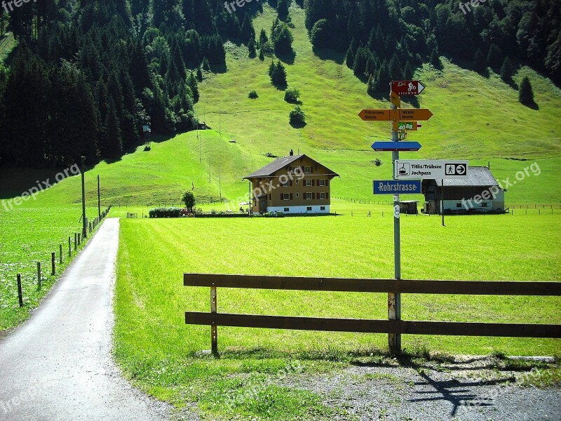 Engelberg Switzerland Scenic Tourism House