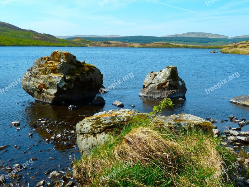 Lake Water Scenic Landscape Scenery