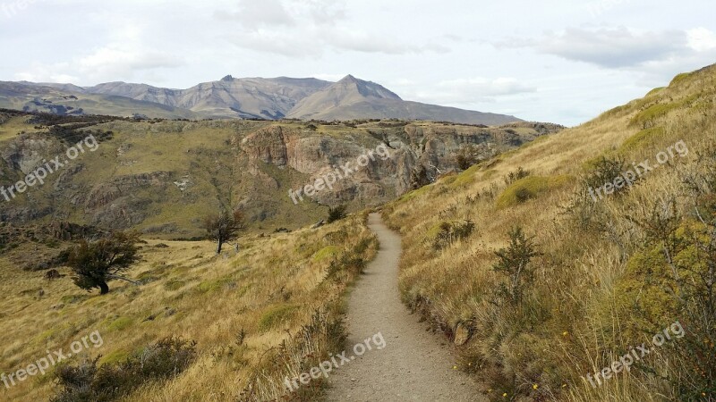 Mountain Trail The Andes Trail Toward The Future Hope Free Photos