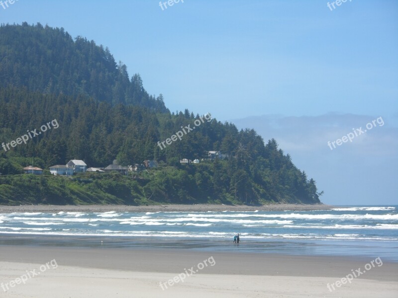 Shore Line Waves Ocean Sea Water