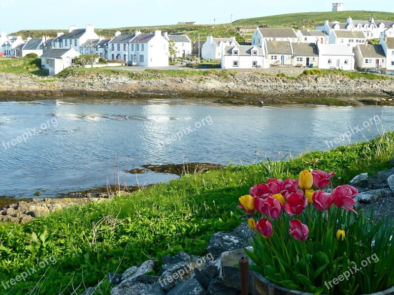 Seaside Houses Beach Water Sea