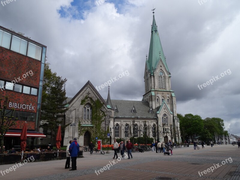 Church Clouds Building Cross Cathedral