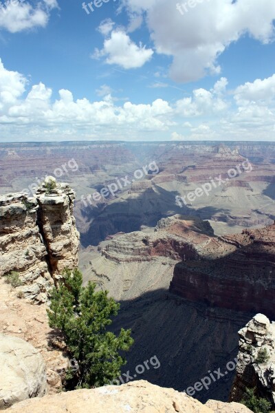 Grand Canyon Outdoor Scenery Erosion Rock