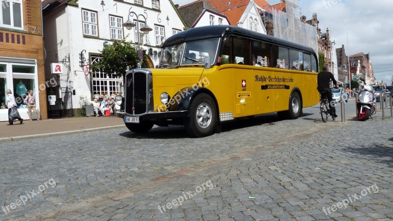 Bus Vehicle Husum Old Bus Oldtimer