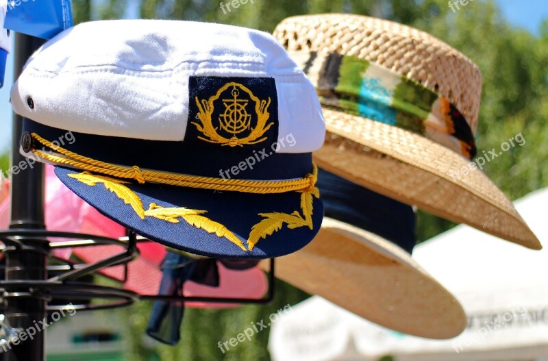 Sun Protection Cap Captain Cap Hat Headwear