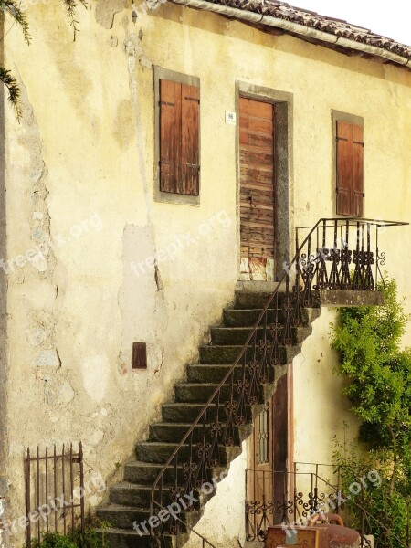 Stairs Gradually External Staircase Facade House