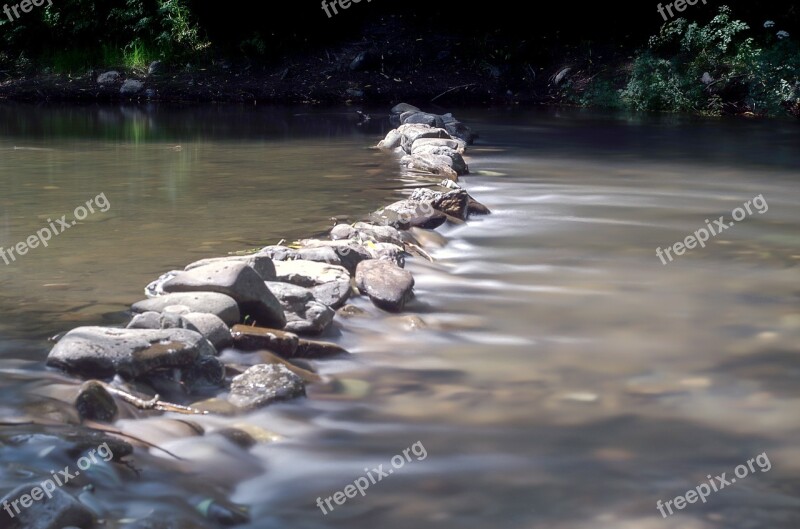 Water Flow River Natural Water Nature Liquid