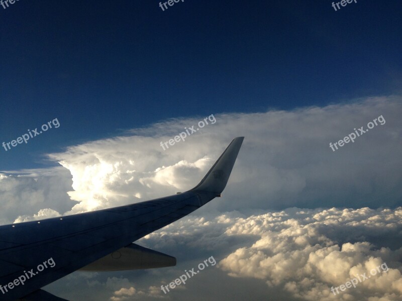 Plane Epic Cloud Shape Guadalajara Mexico 2014