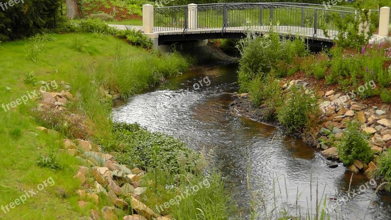 Park Water Bridge Bach Plant