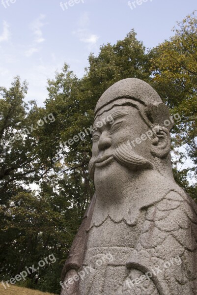 Stone Statue Statue Works Of Art Tomb Cemetery