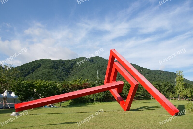 Sculpture Works Of Art Construction Republic Of Korea Park