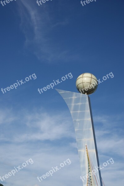 Sky Top Sculpture Blue Sky Free Photos