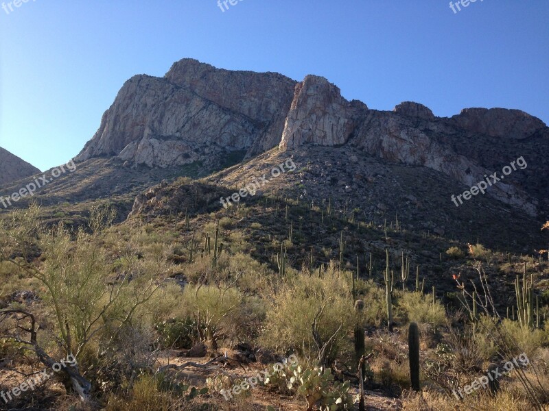 Mountain Desert Arizona Free Photos