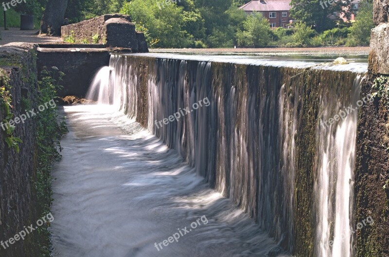 Water Flow Flow Old Structure Fall Motion