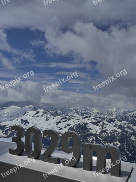 Kitzsteinhorn Mountains Sky Clouds Pay