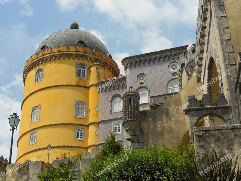 Palaic De Pena Sintra Yellow Free Photos