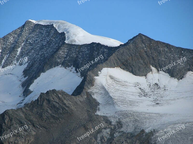 Summit Alpine Grossvenediger Summit Cross Roped