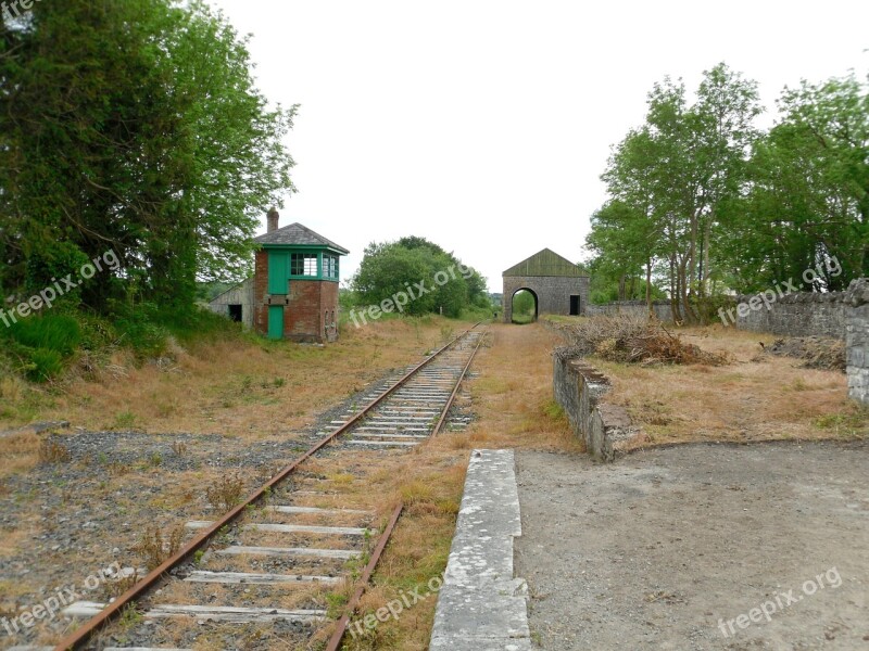 Ireland Ballyglunin Railway Station County Galway Abandoned Railway Station Free Photos