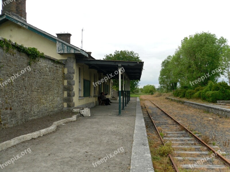 Ireland Ballyglunin Railway Station County Galway Abandoned Railway Station Free Photos