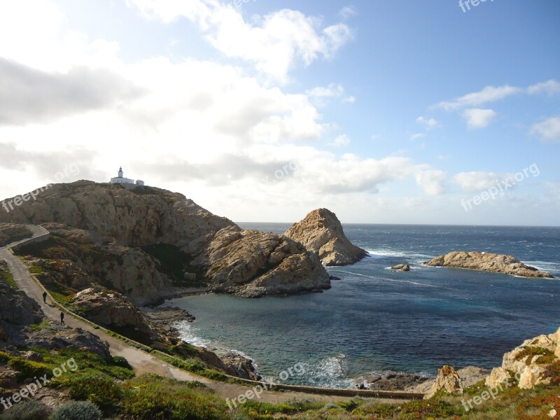 Corsican Calvi Creek Sea Fort